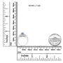 Diamond Accent and 8X6 mm Emerald-Cut Blue Topaz Ring in Sterling Silver, photo 7