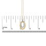 1/10 Ct. T.W. Diamond Bold Bead Pendant Necklace in Gold Vermeil, photo 5