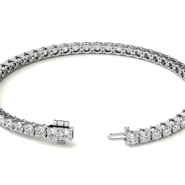 8.5 CTW Lab-Grown Diamond Tennis Bracelet in 14K Gold, photo 2