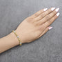 1/5 Ct. T.W. Diamond Bold Dome Bead Link Bracelet in Gold Vermeil, photo 3
