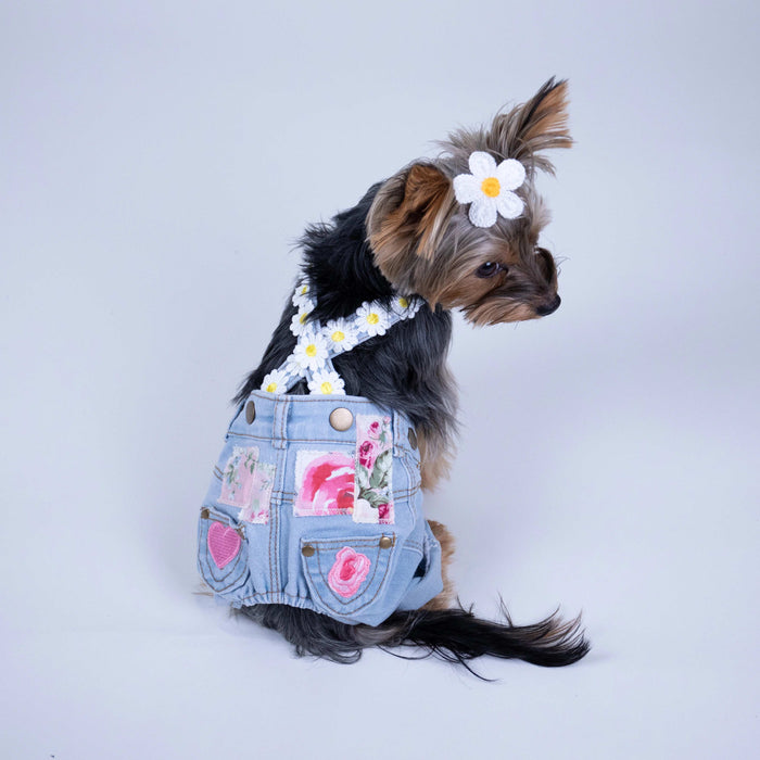 Floral Patchwork Overalls, photo 2