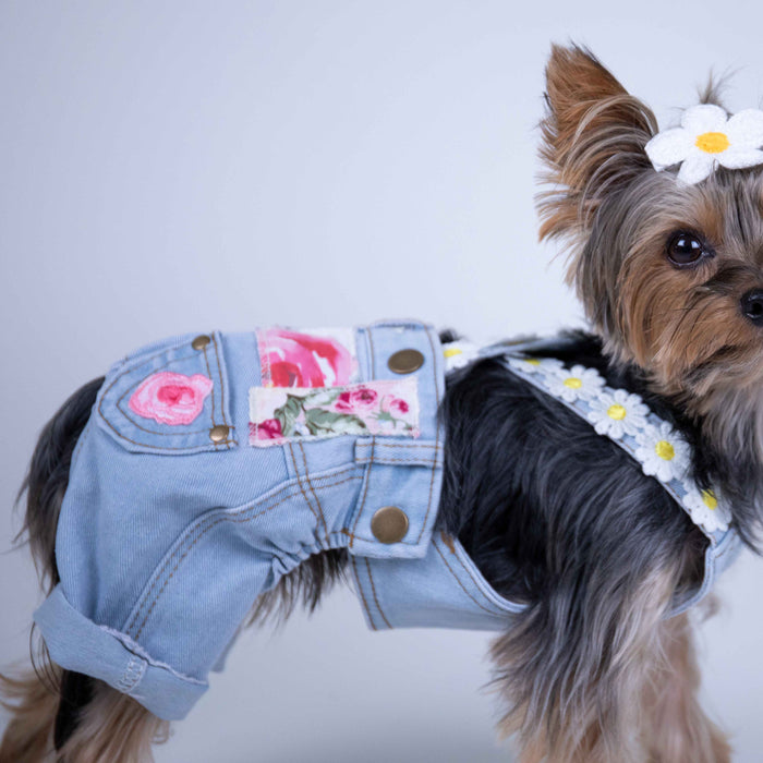 Floral Patchwork Overalls, photo 4