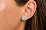 IGI Certified Lab-Grown Diamond Solitaire Stud Earrings in 14K Gold, photo 9