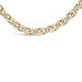 Collar con colgante Riviera llamativo con diamantes de 1 ct. p.t. en oro amarillo de 10K, foto 2