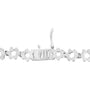 8 Ct. T.W. IGI Certified Pavé-Set Round-Cut Diamond Cluster Graduating Riviera Statement Necklace in 14K Gold, photo 5