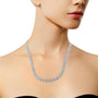 8 Ct. T.W. IGI Certified Pavé-Set Round-Cut Diamond Cluster Graduating Riviera Statement Necklace in 14K Gold, photo 3