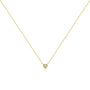 1/10 Ct. T.W. Miracle-Set Round Diamond Pendant Necklace in 10K Gold-Plated Sterling Silver, photo 10