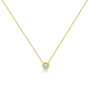 1/10 Ct. T.W. Miracle-Set Round Diamond Pendant Necklace in 10K Gold-Plated Sterling Silver, photo 8