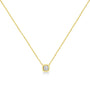 1/10 Ct. T.W. Miracle-Set Round Diamond Pendant Necklace in 10K Gold-Plated Sterling Silver, photo 11