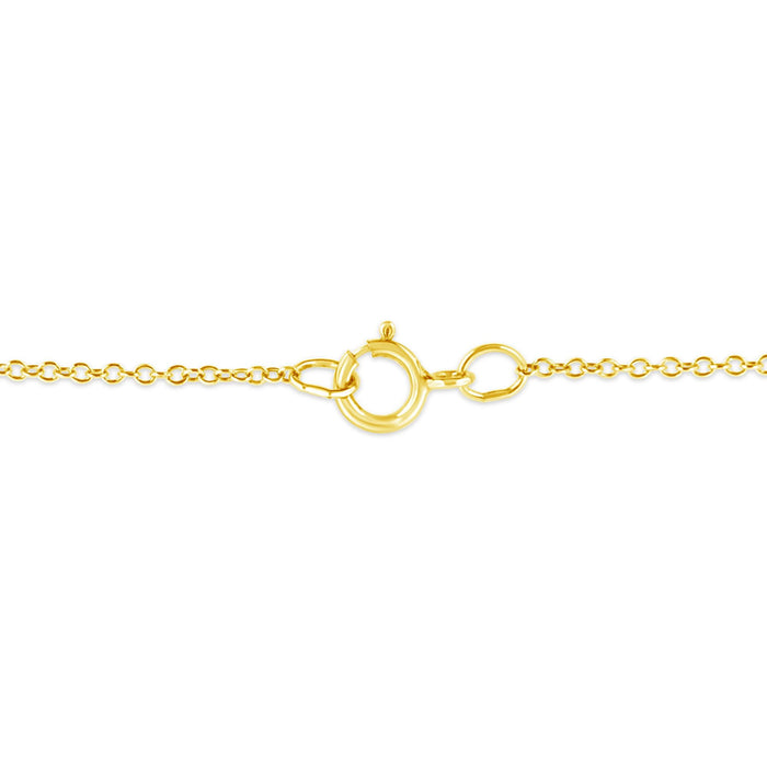 1/10 Ct. T.W. Miracle-Set Round Diamond Pendant Necklace in 10K Gold-Plated Sterling Silver, photo 23