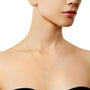 1/10 Ct. T.W. Miracle-Set Round Diamond Pendant Necklace in 10K Gold-Plated Sterling Silver, photo 17