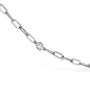 Collar de 11 estaciones de bisel con diamantes de 1 ct. p.t. en oro blanco de 14K, foto 4