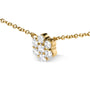2 Ct. T.W. Diamond Cluster Station Necklace in 14K Yellow Gold, photo 5