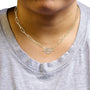 1/4 Ct. T.W. Diamond Toggle Clasp Paperclip Link Necklace in 14K Yellow Gold, photo 3