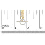 1/4 Ct. T.W. Diamond Toggle Clasp Paperclip Link Necklace in 14K Yellow Gold, photo 5