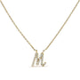 Diamond Accent A-Z Initial Script Style Pendant Necklace in 10K Yellow Gold, photo 14