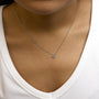 Diamond Accent A-Z Initial Script Style Pendant Necklace in 10K White Gold, photo 56