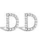 1/10 Ct. T.W. Diamond Initial a to Z Stud Earrings in 10K White Gold, photo 23