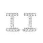 1/10 Ct. T.W. Diamond Initial a to Z Stud Earrings in 10K White Gold, photo 18