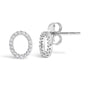 1/10 Ct. T.W. Diamond Initial a to Z Stud Earrings in 10K White Gold, photo 38