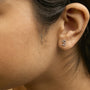 1/10 Ct. T.W. Diamond Initial a to Z Stud Earrings in 10K White Gold, photo 60