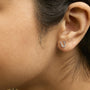 1/10 Ct. T.W. Diamond Initial a to Z Stud Earrings in 10K White Gold, photo 58