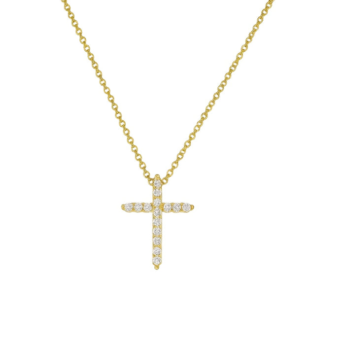 Faith Cubic Zirconia Cross Pendant Necklace, photo 3
