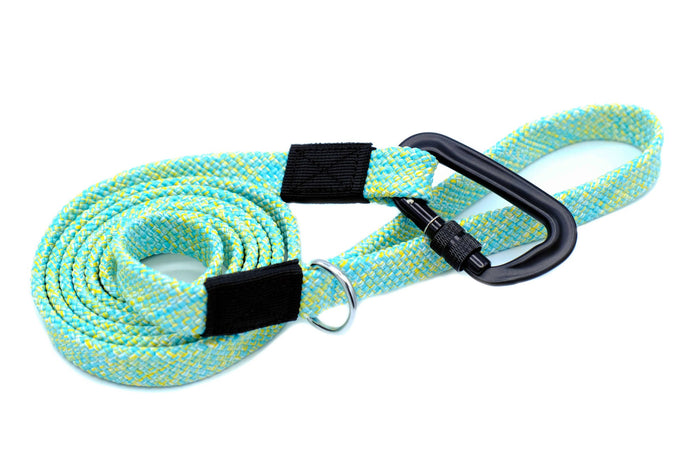 Correa de cuerda de escalada tejida plana para perro, foto 2
