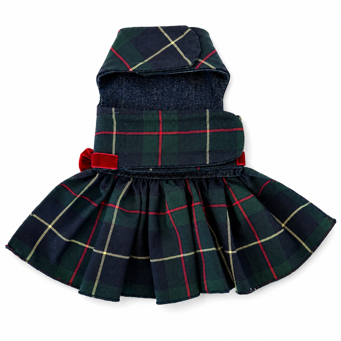 Vestido para perro Green Plaid, foto 7