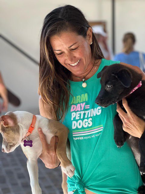 Arm Day = Petting Dogs Sleeveless Tank