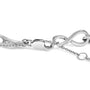 1/2 Ct. T.W. Diamond Linked Infinity Anklet in Sterling Silver, photo 2