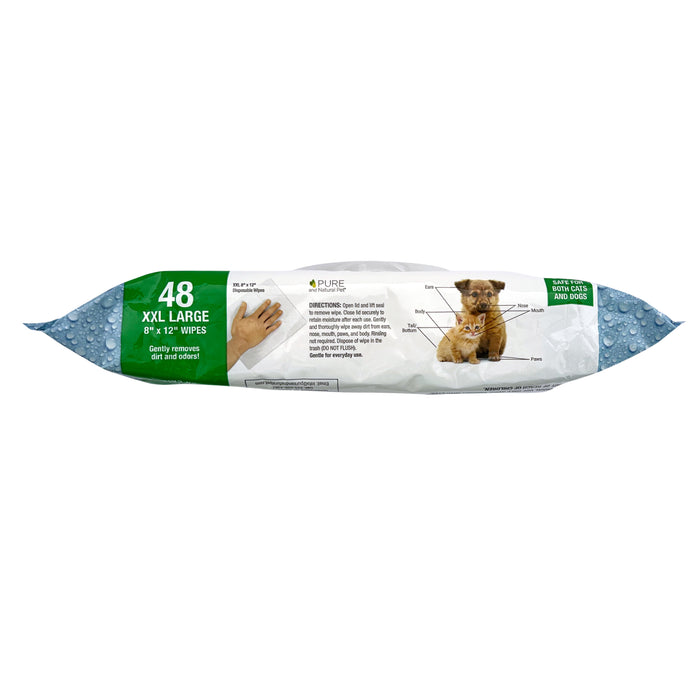 Toallitas de aseo extra extra grandes para perro y gato, 48 unidades, foto 4