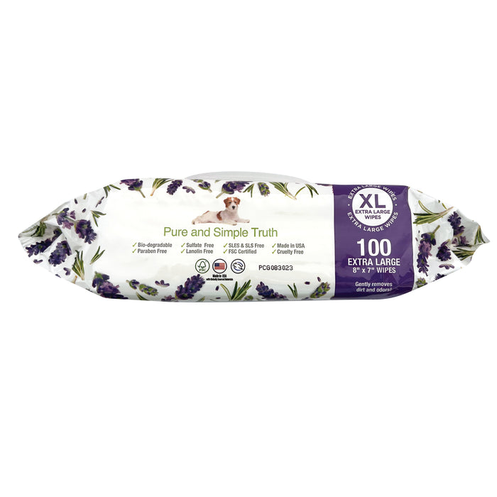 Lavender and Rosemary Grooming Wipes for Dogs, 100 Count, photo 3