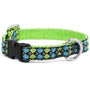 Collar martingala con hebilla para perro Argyle Turquoise and Green, 5/8 pulg. de ancho, foto 1