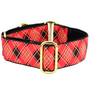 Collar para perro Red Argyle, foto 1