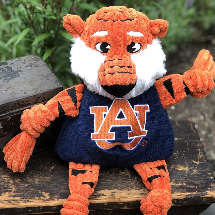 NCAA Auburn University, Aubie the Tiger Knottie, juguete de peluche para perro, foto 6