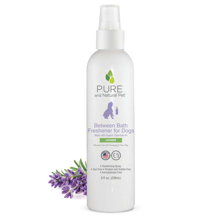 Between Bath Freshener Spray for Dogs, Lavender