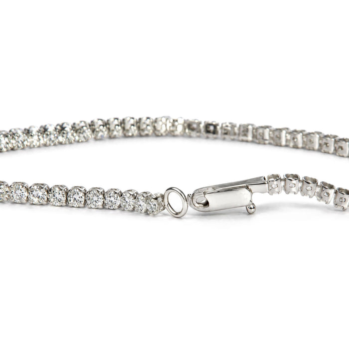 2 Ct. T.W. Lab-Grown Diamond Tennis Bracelet in 10K White Gold, photo 2