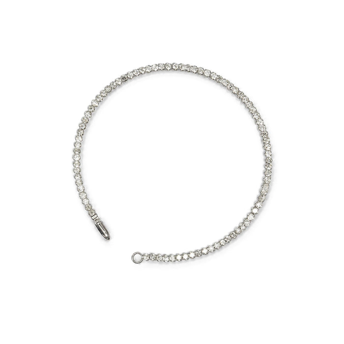 2 Ct. T.W. Lab-Grown Diamond Tennis Bracelet in 10K White Gold, photo 4
