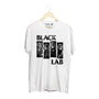 Black Lab Unisex Crewneck Tee in white