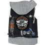 Black Biker Hoodie, photo 1