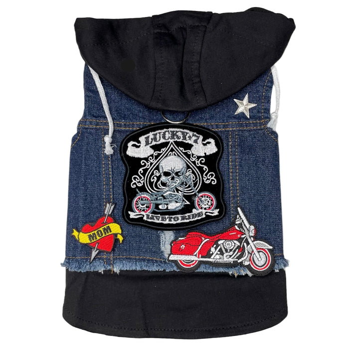 Blue Biker Hoodie, photo 5