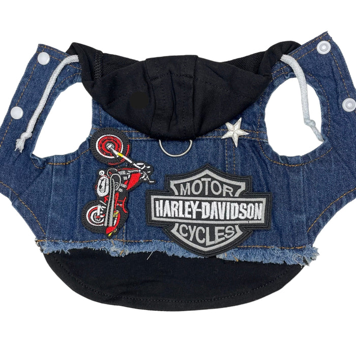 Blue Biker Hoodie, photo 3