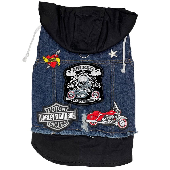 Blue Biker Hoodie, photo 6