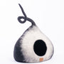 Felted Wool Cat Cave with Tail, Burst Design, photo 5