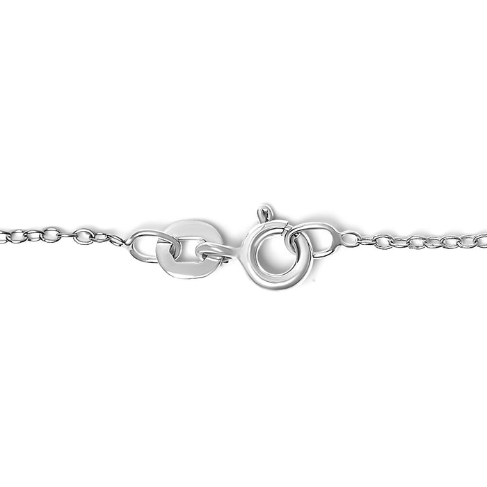 Diamond Accent Mom Charm Bracelet in Sterling Silver, photo 2