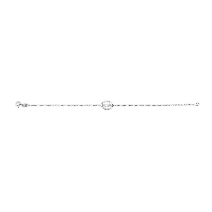 Diamond Accent Mom Charm Bracelet in Sterling Silver, photo 4
