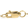 Pulsera de estaciones de bisel con diamantes cultivados en laboratorio de 1/2 ct. p.t. en oro de 14K, foto 3