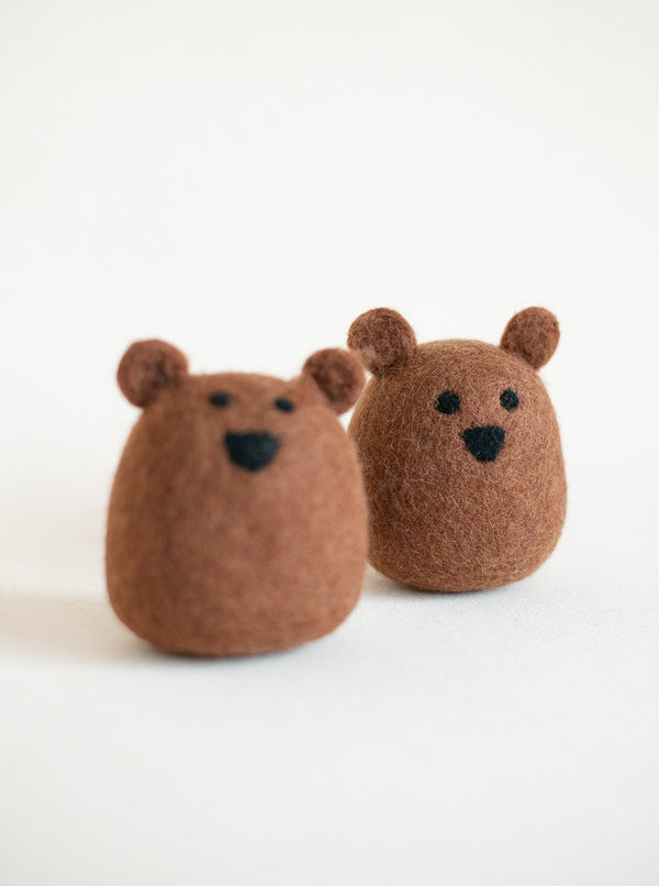Brown Bear Wool Dog Toy, photo 2