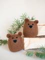 Brown Bear Wool Dog Toy, photo 3